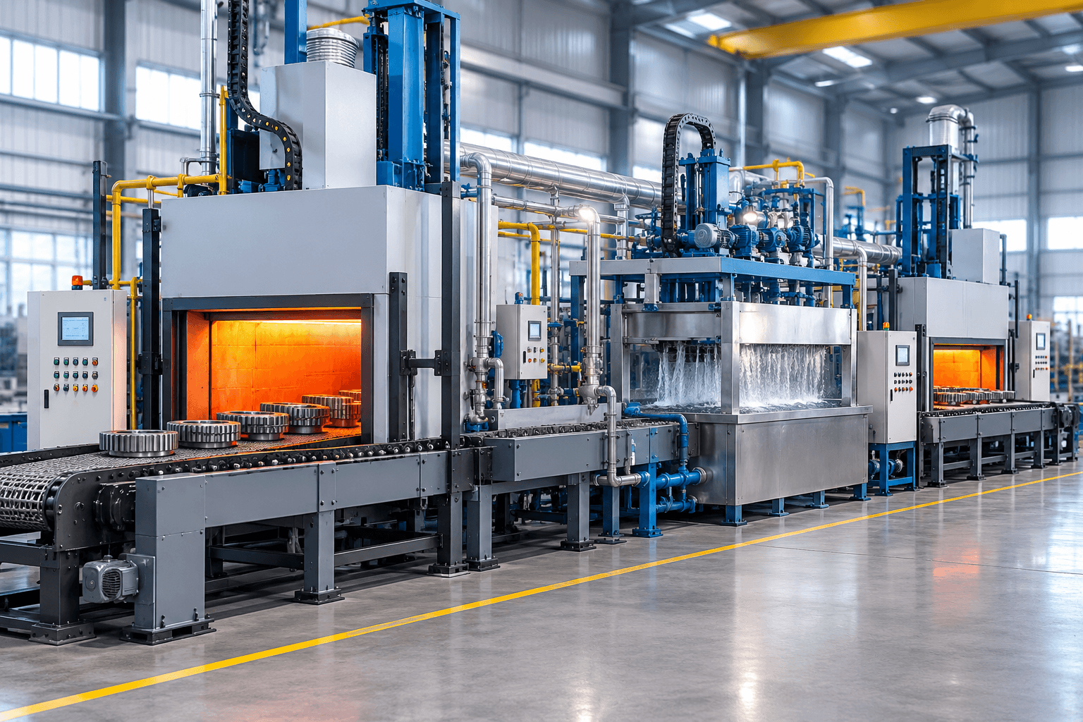 Commercial Hardening & Tempering Line (150 Kg/Batch)